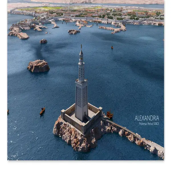 Lighthouse of Alexandria, Egypt - Wonder World Explored by PackExplore